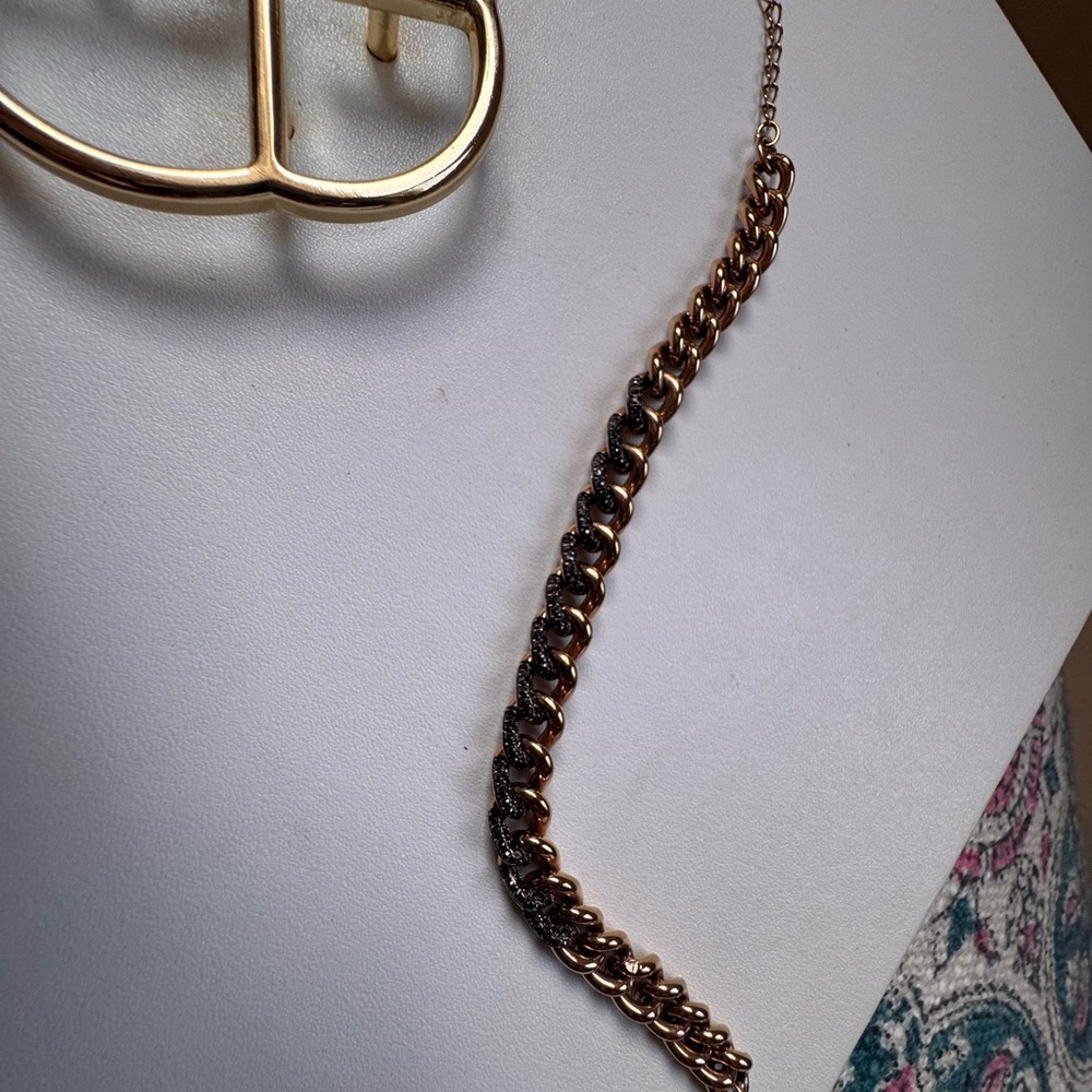 Atelier Swarovski Gold and Black Bracelet